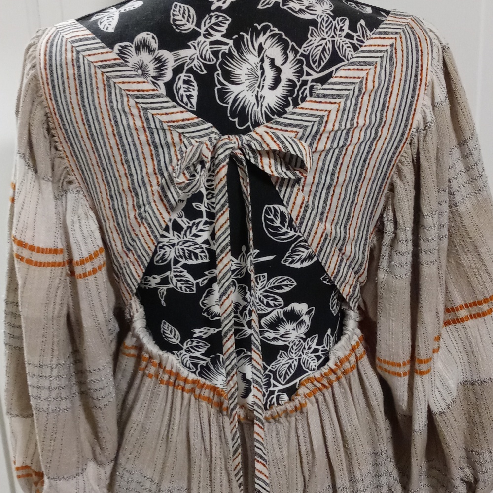 🆕️ 🧡Free People🧡 - Cozy Striped Mini Dress - Picture 10 of 16